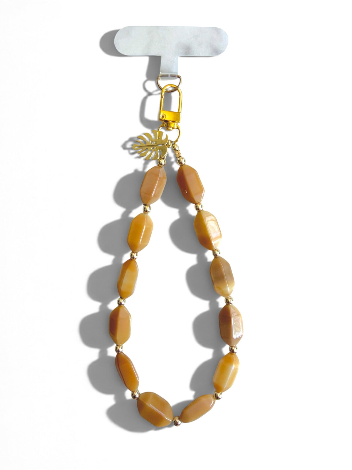 Catalina | Honey Harbor | Stone Beaded Phone Wristlet