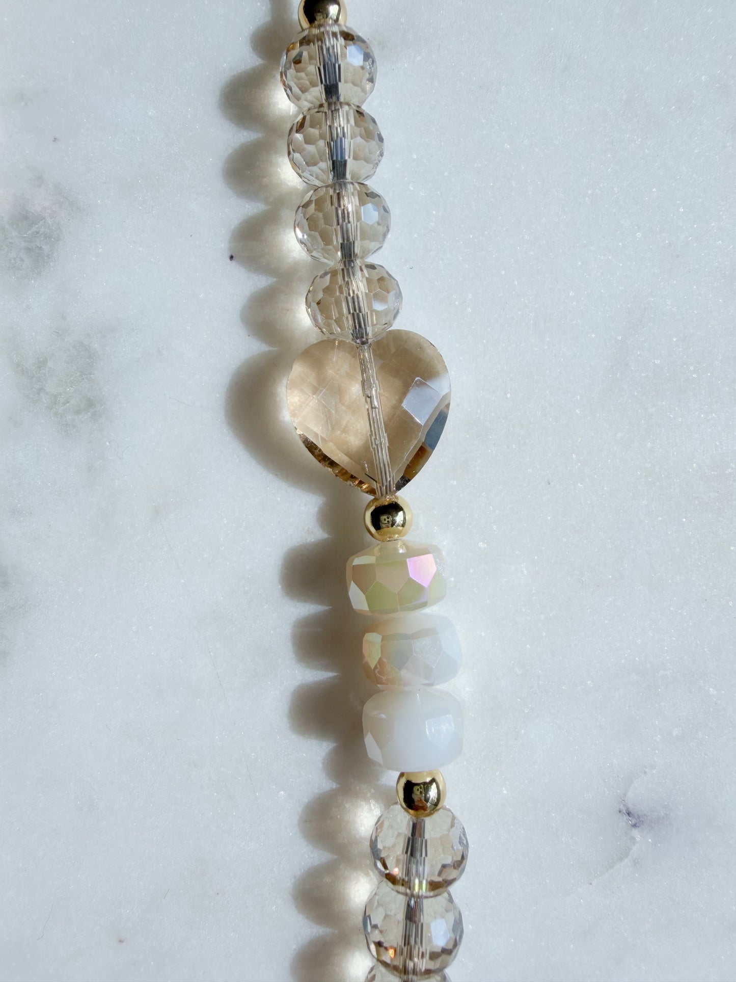 Nude Malia Phone Wristlet – Beaded Wrist Strap | Palmie