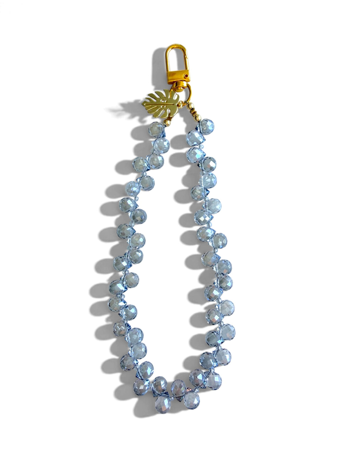 Ritz | Mist | Crystal Beaded Phone Wristlet