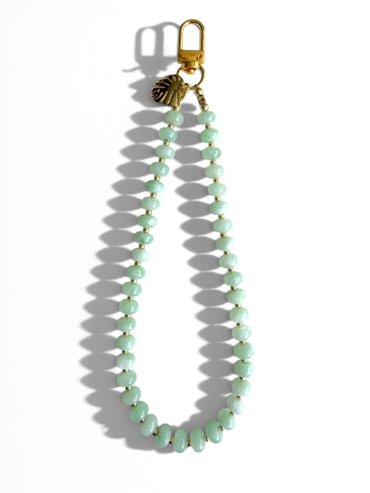Shores | Summerland | Stone Beaded Phone Wristlet