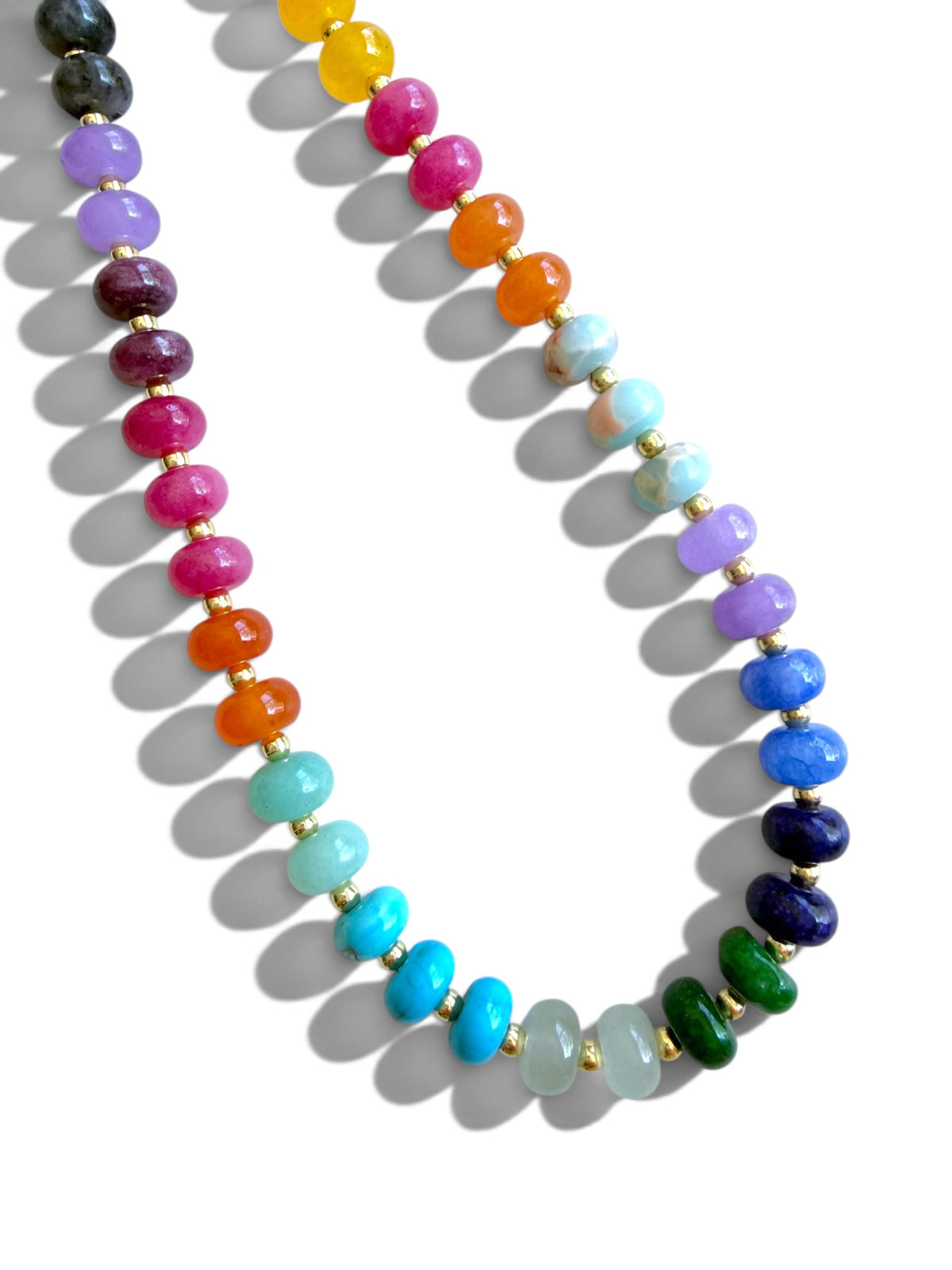 Shores | Laguna | Stone Beaded Phone Wristlet