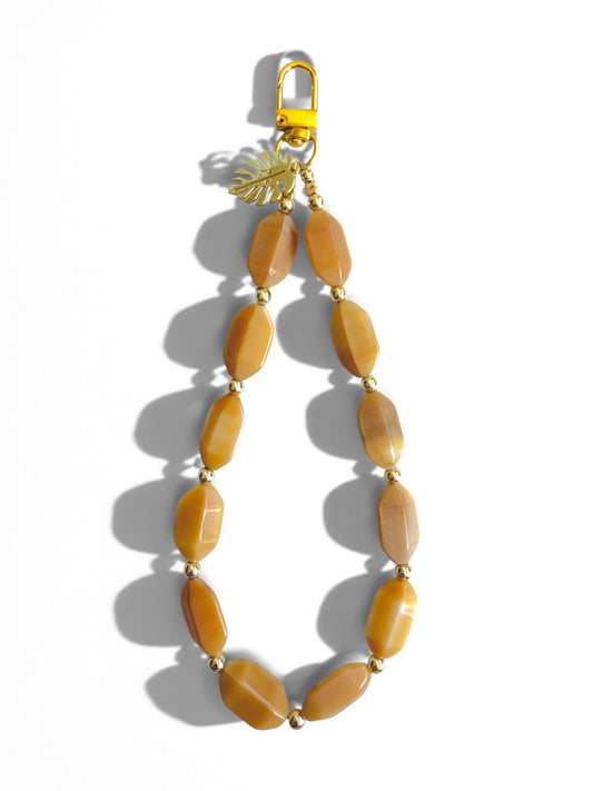 Catalina | Honey Harbor | Stone Beaded Phone Wristlet
