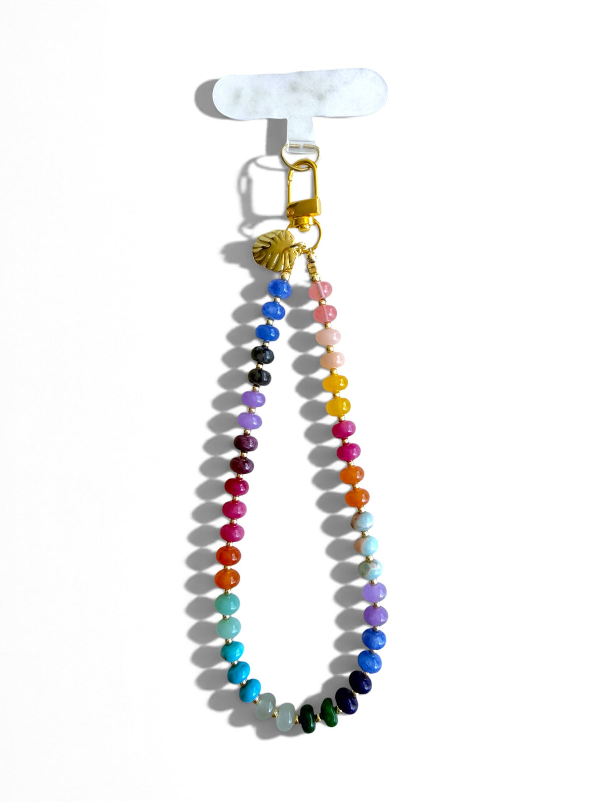 Shores | Laguna | Stone Beaded Phone Wristlet