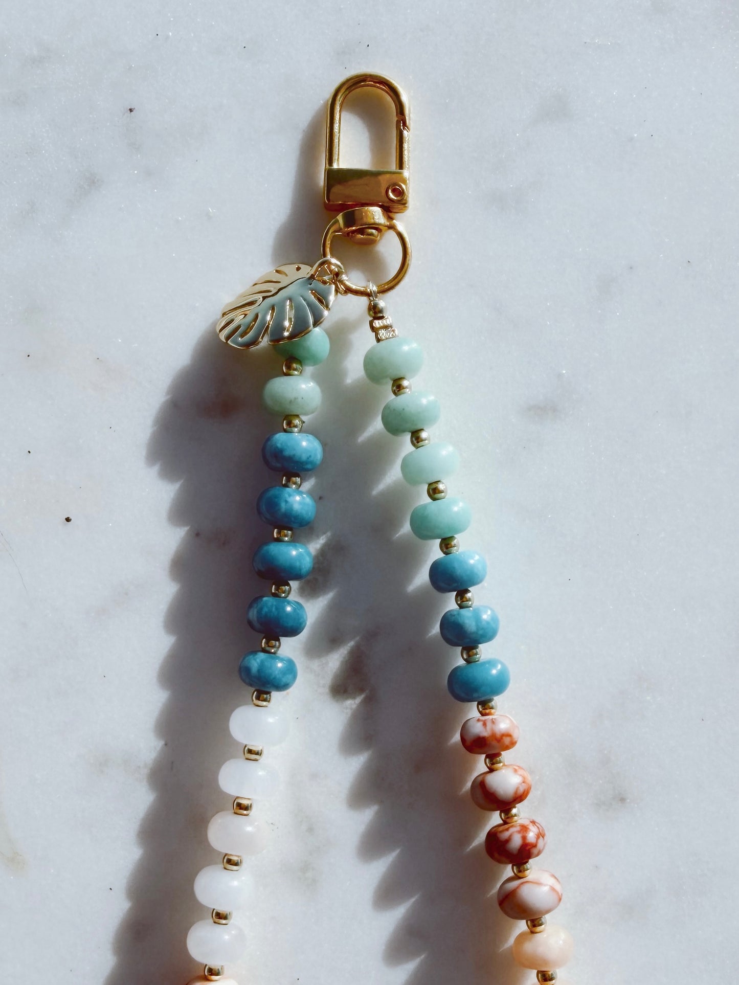 Crystal Cove Phone Wristlet – Coastal Stone Wrist Strap | Palmie