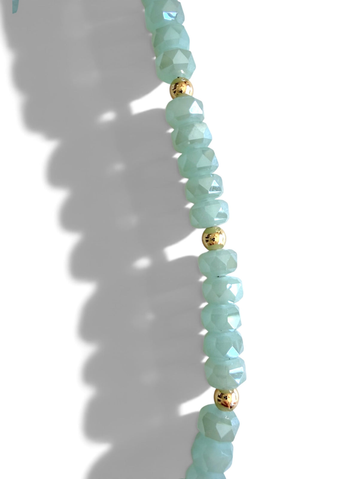 The Montage Seafoam | Crystal Beaded Phone Wristlet