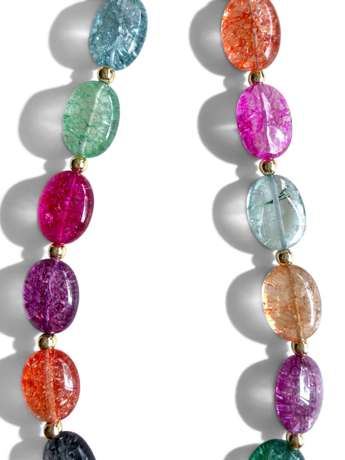 Isla | Multicolor Crystal Beaded Phone Wristlet