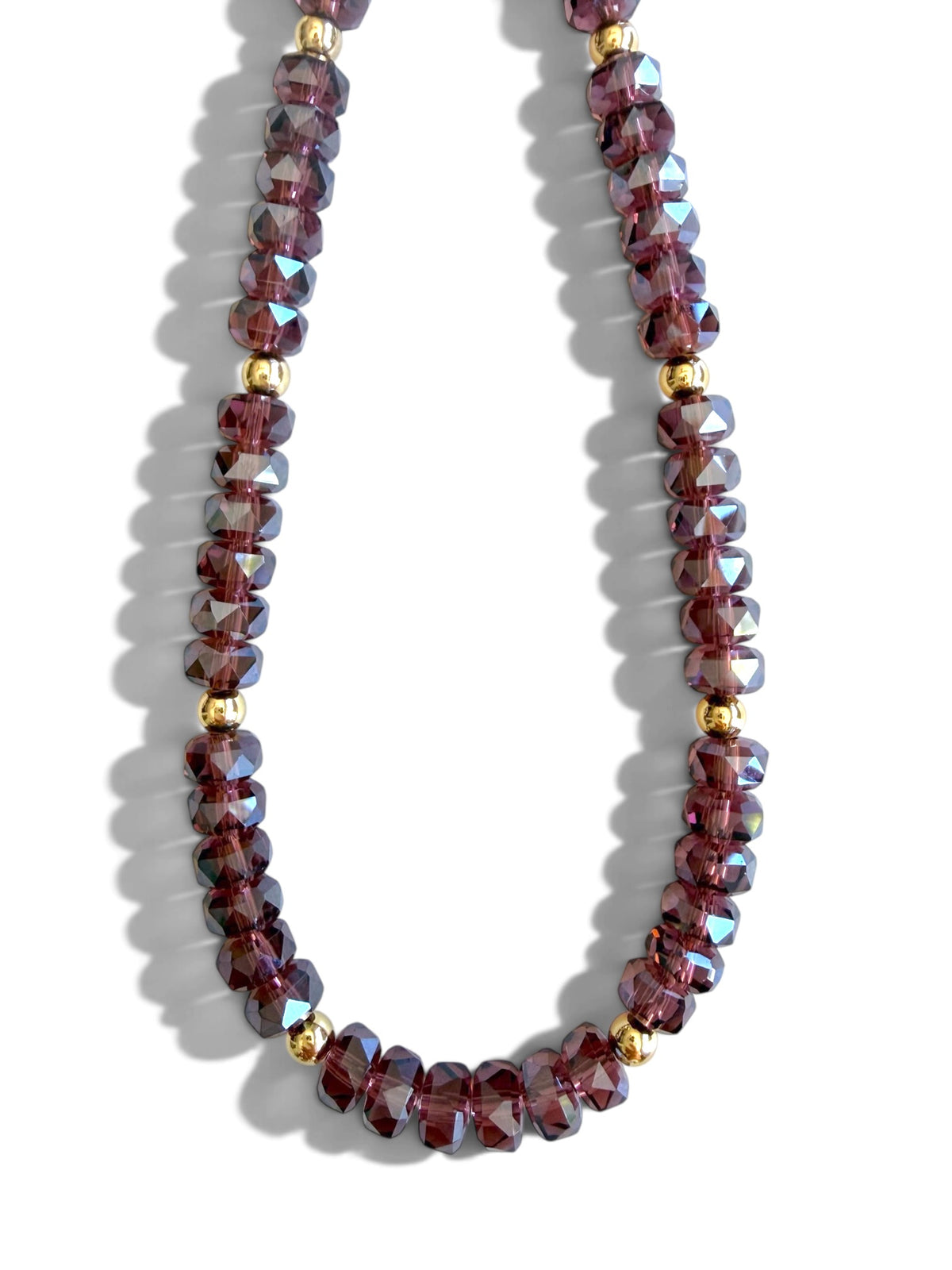The Montage Merlot | Crystal Beaded Phone Wristlet