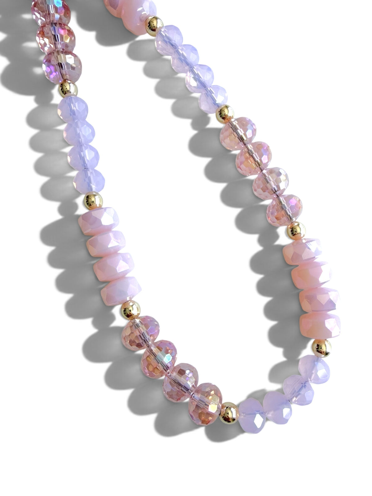 La Jolla | Rosé | Crystal Beaded Phone Wristlet