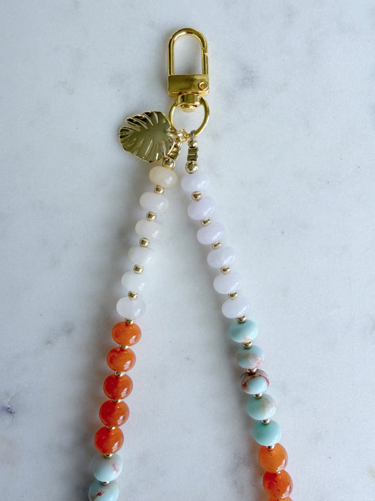 Corona Del Mar Phone Wristlet – Coastal Stone Wrist Strap | Palmie