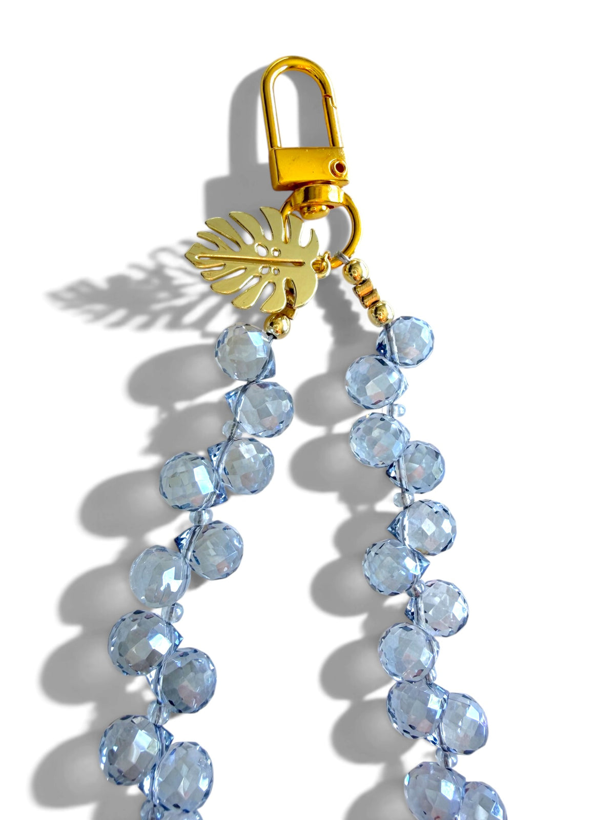 Ritz | Mist | Crystal Beaded Phone Wristlet