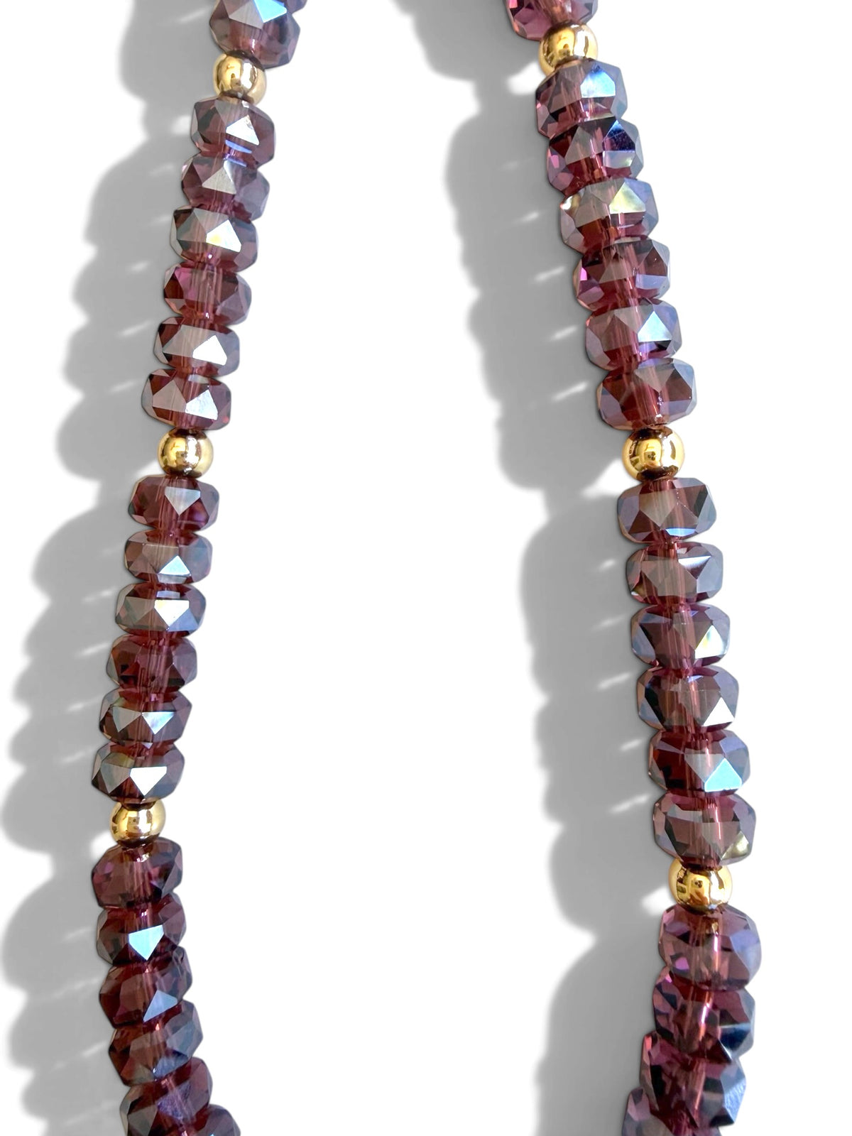 The Montage Merlot | Crystal Beaded Phone Wristlet