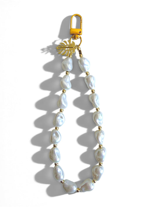 Lido | Pearl | Pearl Beaded Phone Wristlet
