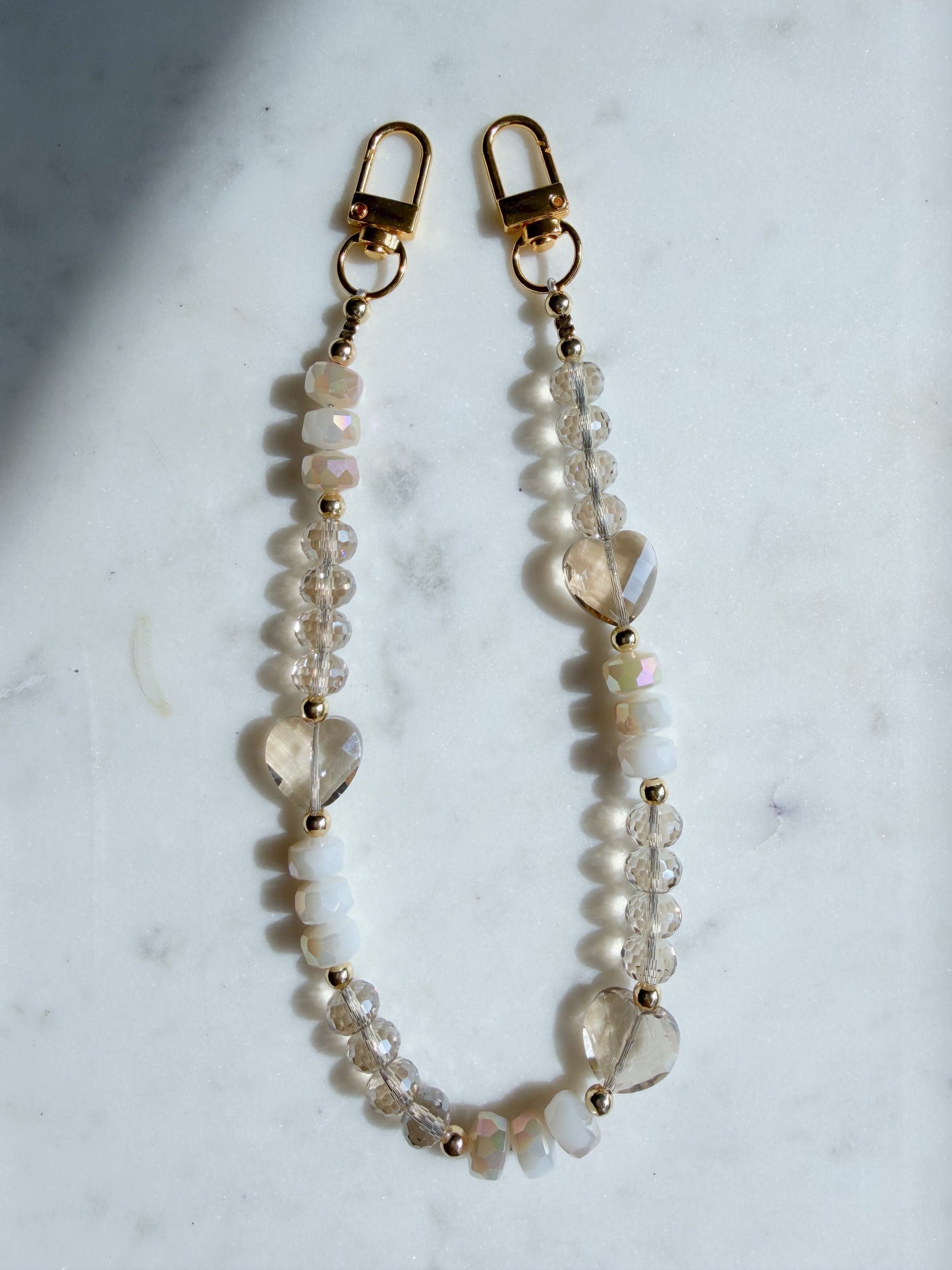 Nude Malia Phone Wristlet – Beaded Wrist Strap | Palmie