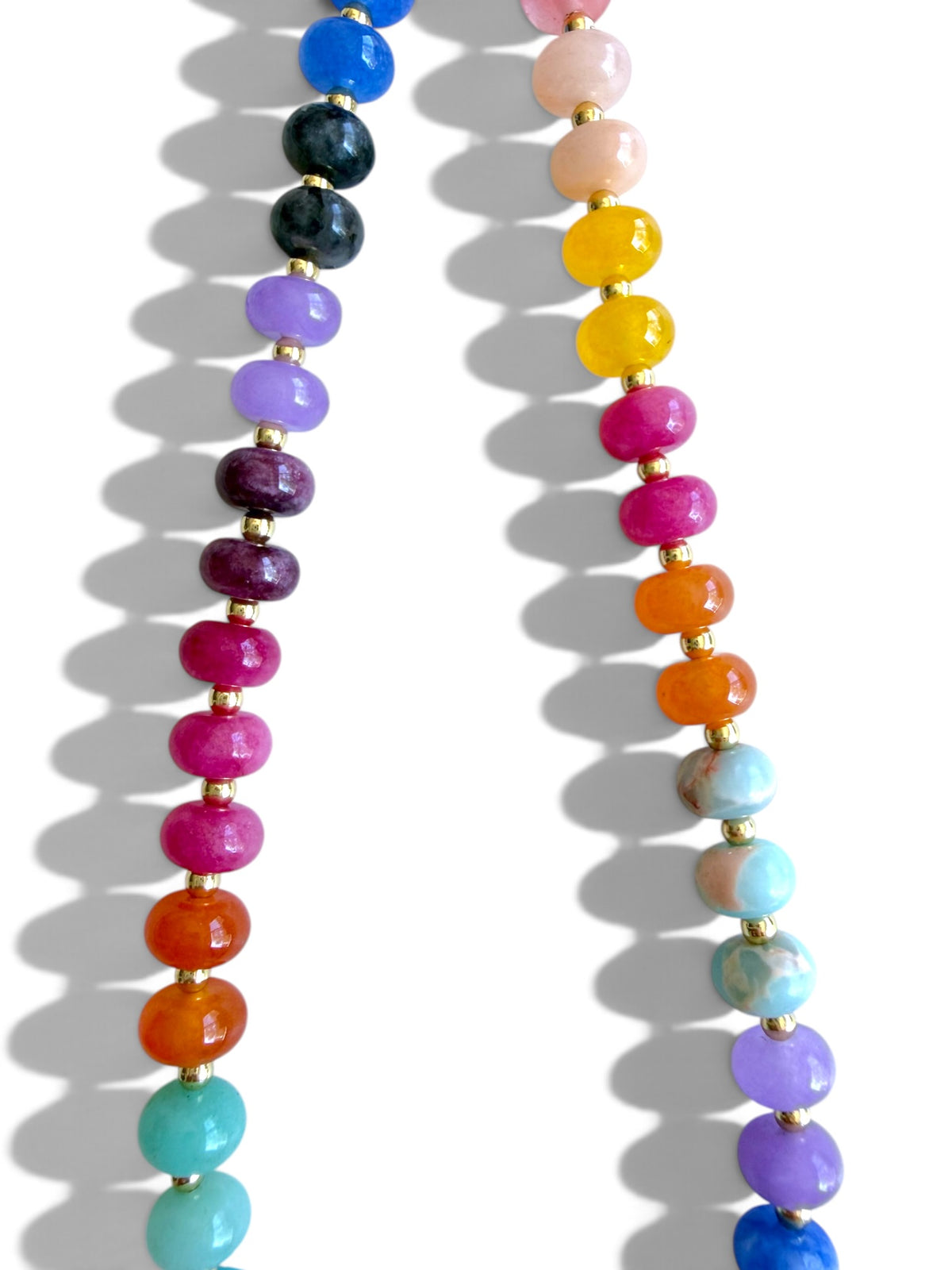 Shores | Laguna | Stone Beaded Phone Wristlet