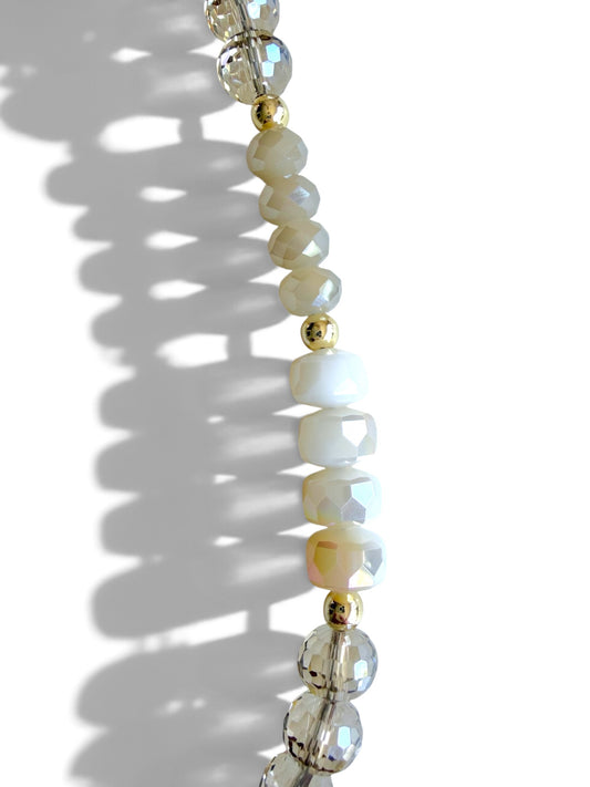 La Jolla | Soleil | Crystal Beaded Phone Wristlet