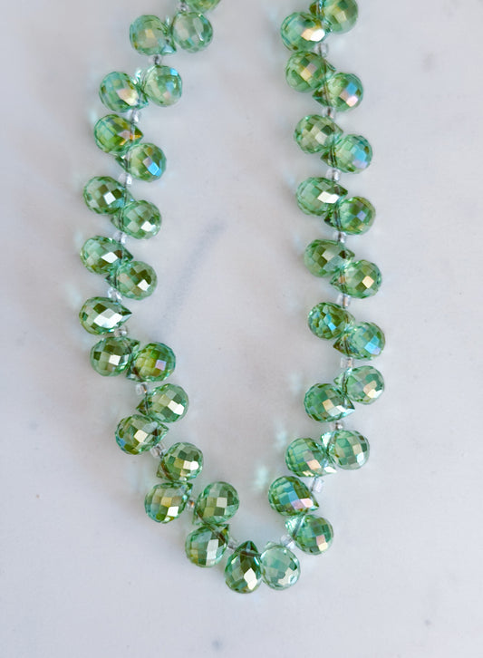 Green Lux Phone Wristlet – Beaded Wrist Strap | Palmie