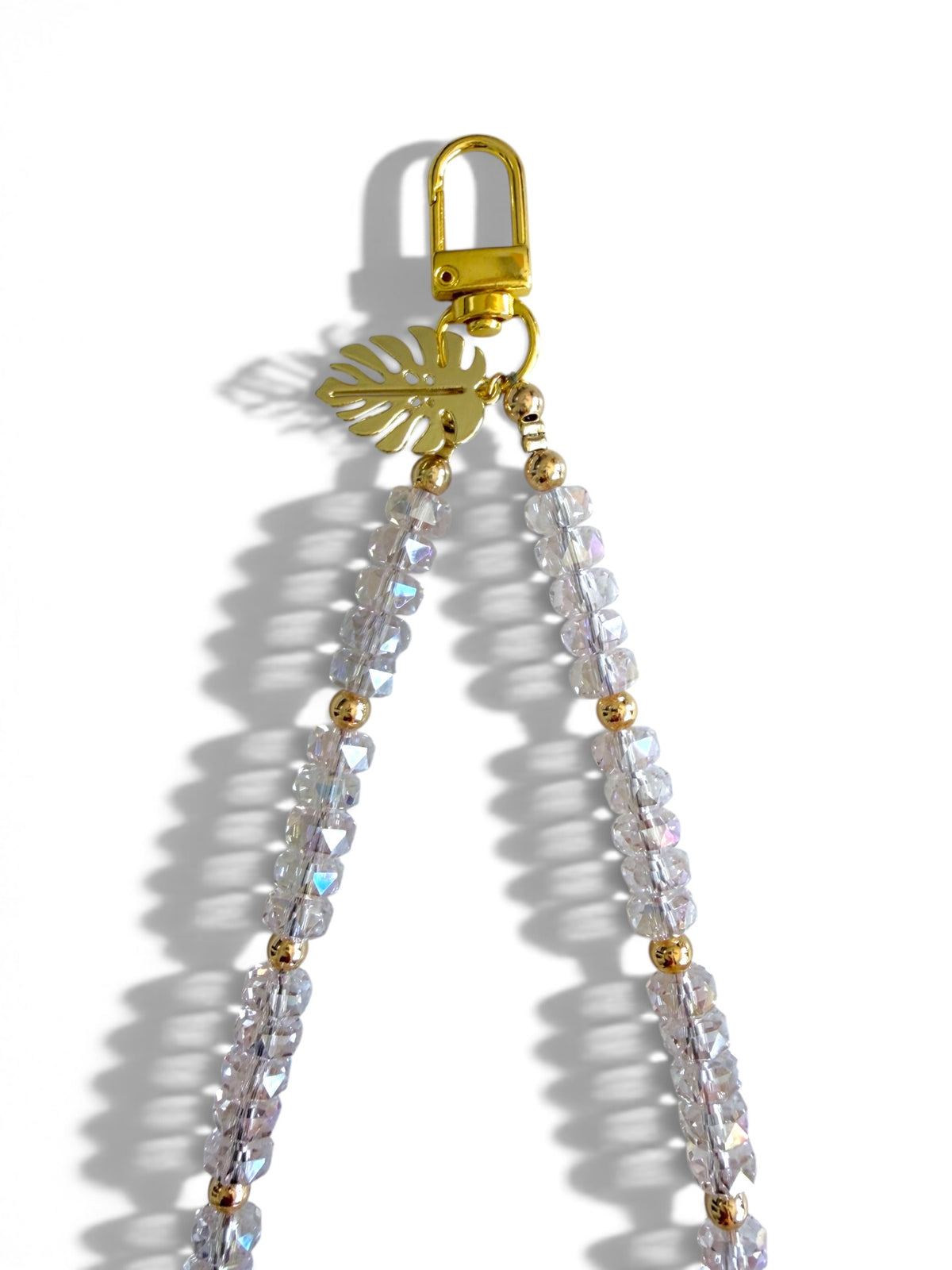 The Montage Prism | Crystal Beaded Phone Wristlet