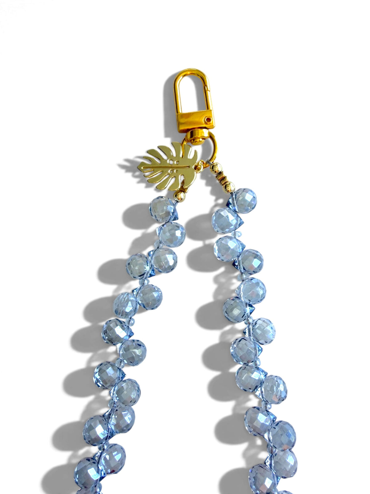 Ritz | Mist | Crystal Beaded Phone Wristlet