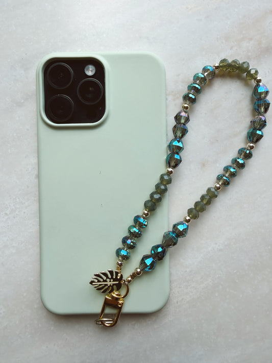 Marina | Crystal Beaded Phone Wristlet