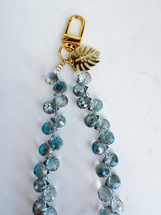 Azure Lux Phone Wristlet – Beaded Wrist Strap | Palmie