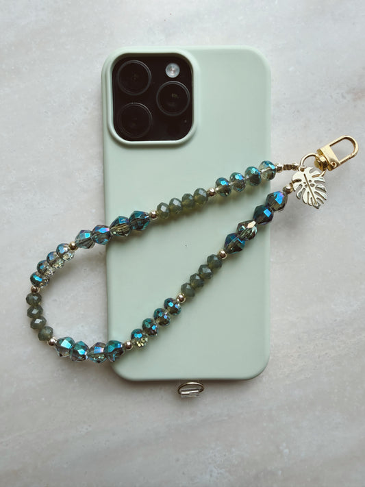 Marina | Crystal Beaded Phone Wristlet