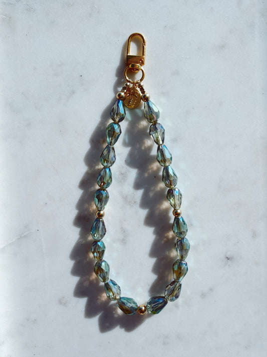 Sea Glass Lux Phone Wristlet – Beaded Wrist Strap | Palmie