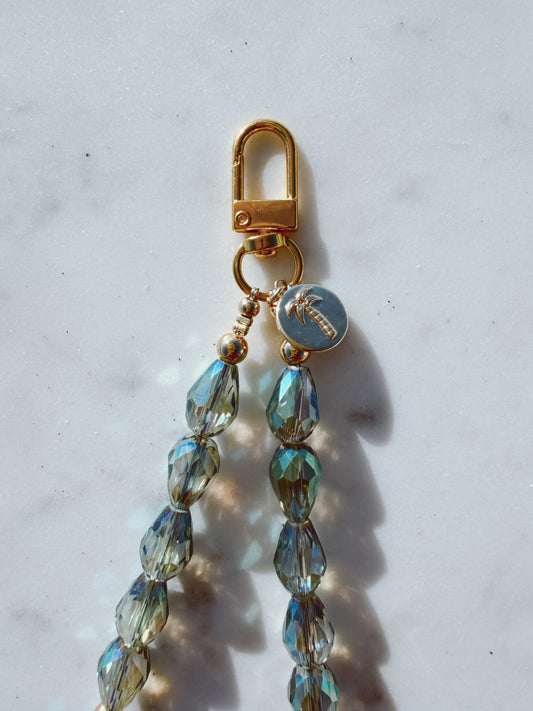 Sea Glass Lux Phone Wristlet – Beaded Wrist Strap | Palmie
