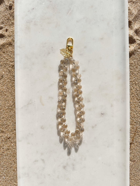 Nude Lux Phone Wristlet – Beaded Wrist Strap | Palmie