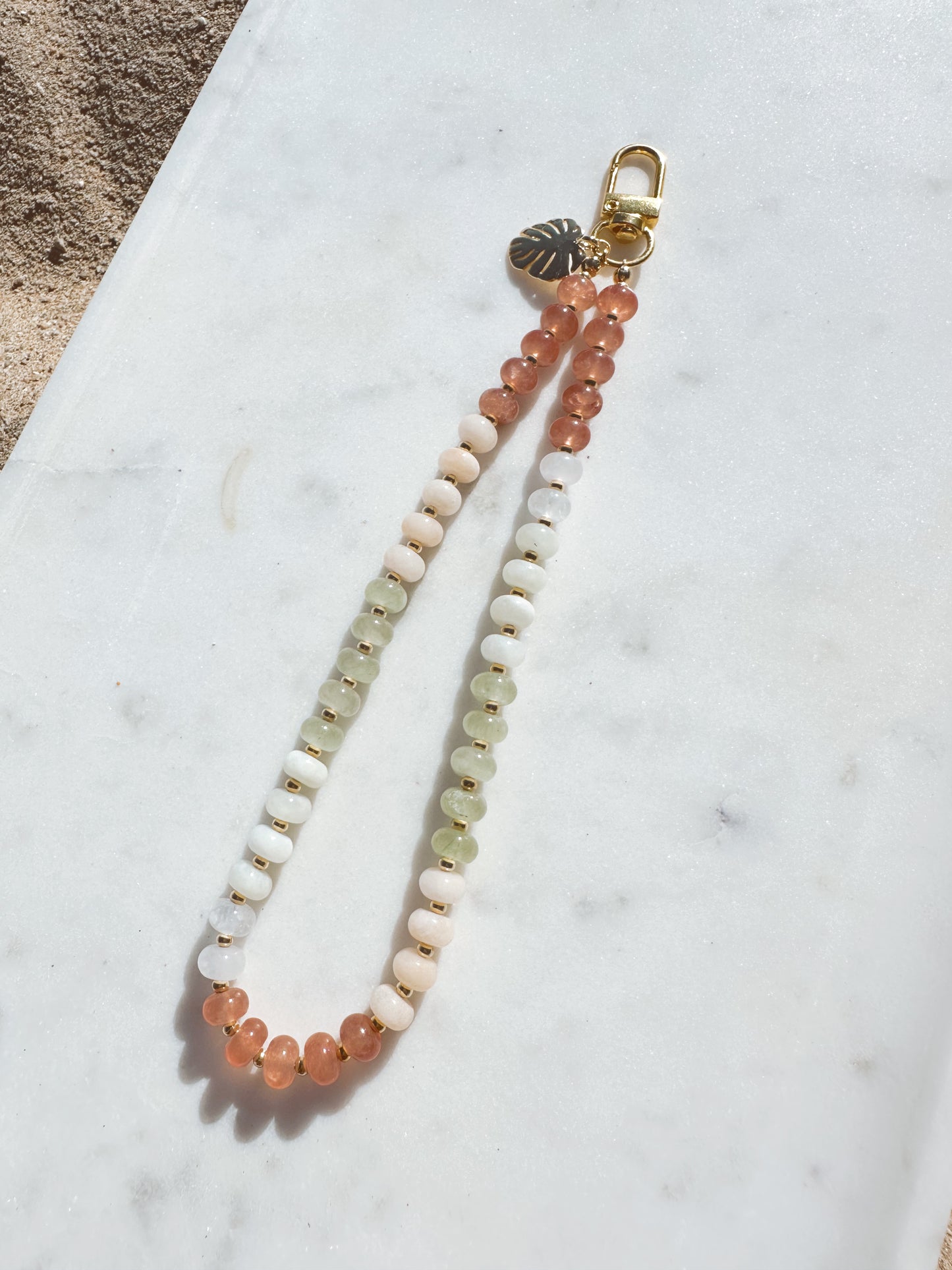 Malibu Phone Wristlet – Coastal Stone Wrist Strap | Palmie