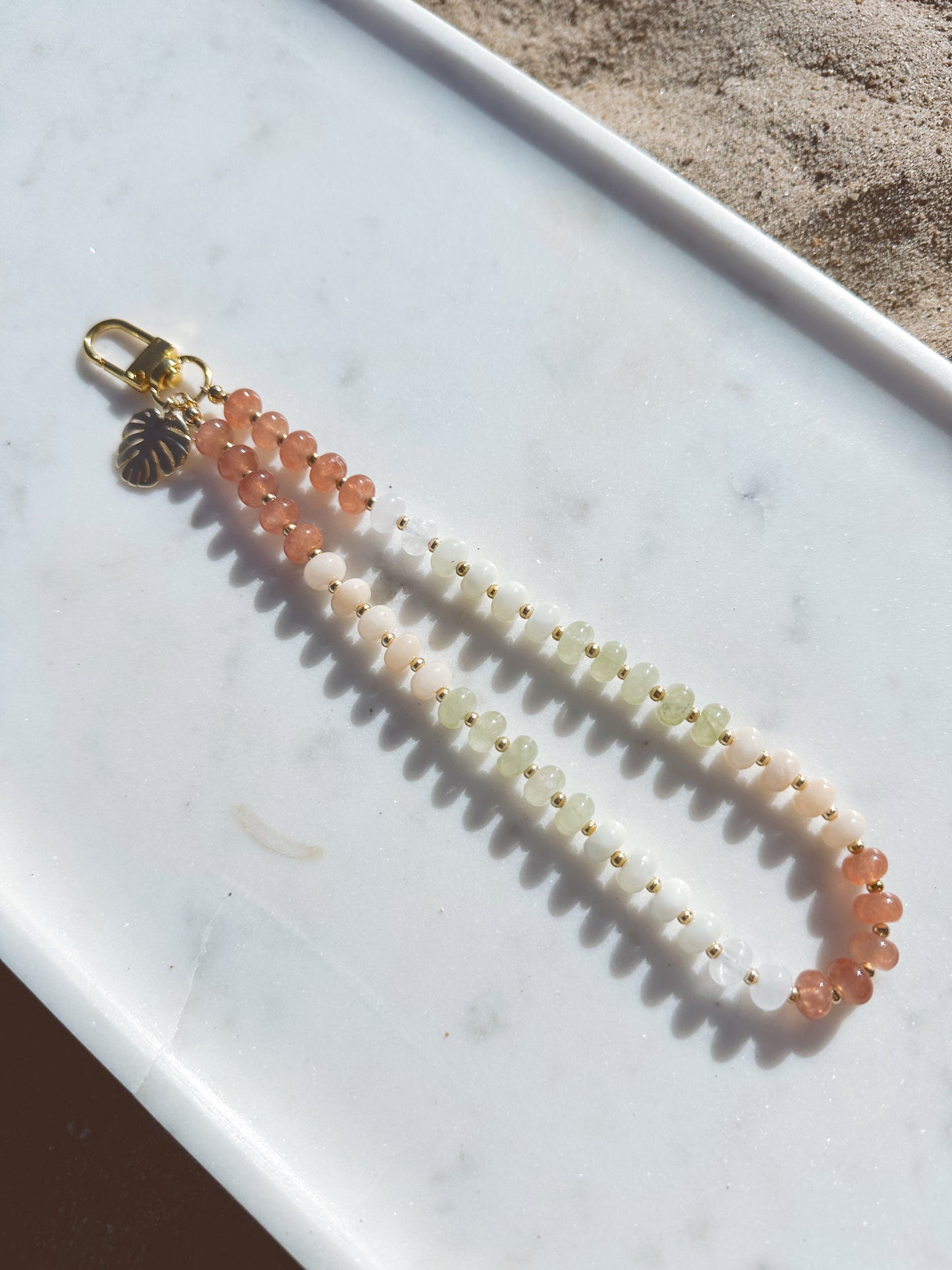 Malibu Phone Wristlet – Coastal Stone Wrist Strap | Palmie