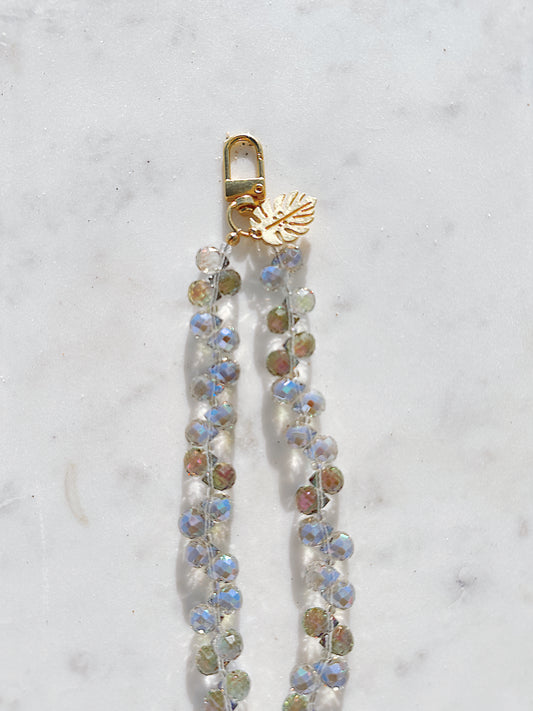 Purple Iridescent Lux Phone Wristlet – Beaded Wrist Strap | Palmie