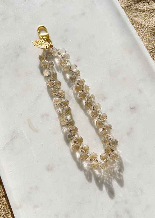 Nude Lux Phone Wristlet – Beaded Wrist Strap | Palmie