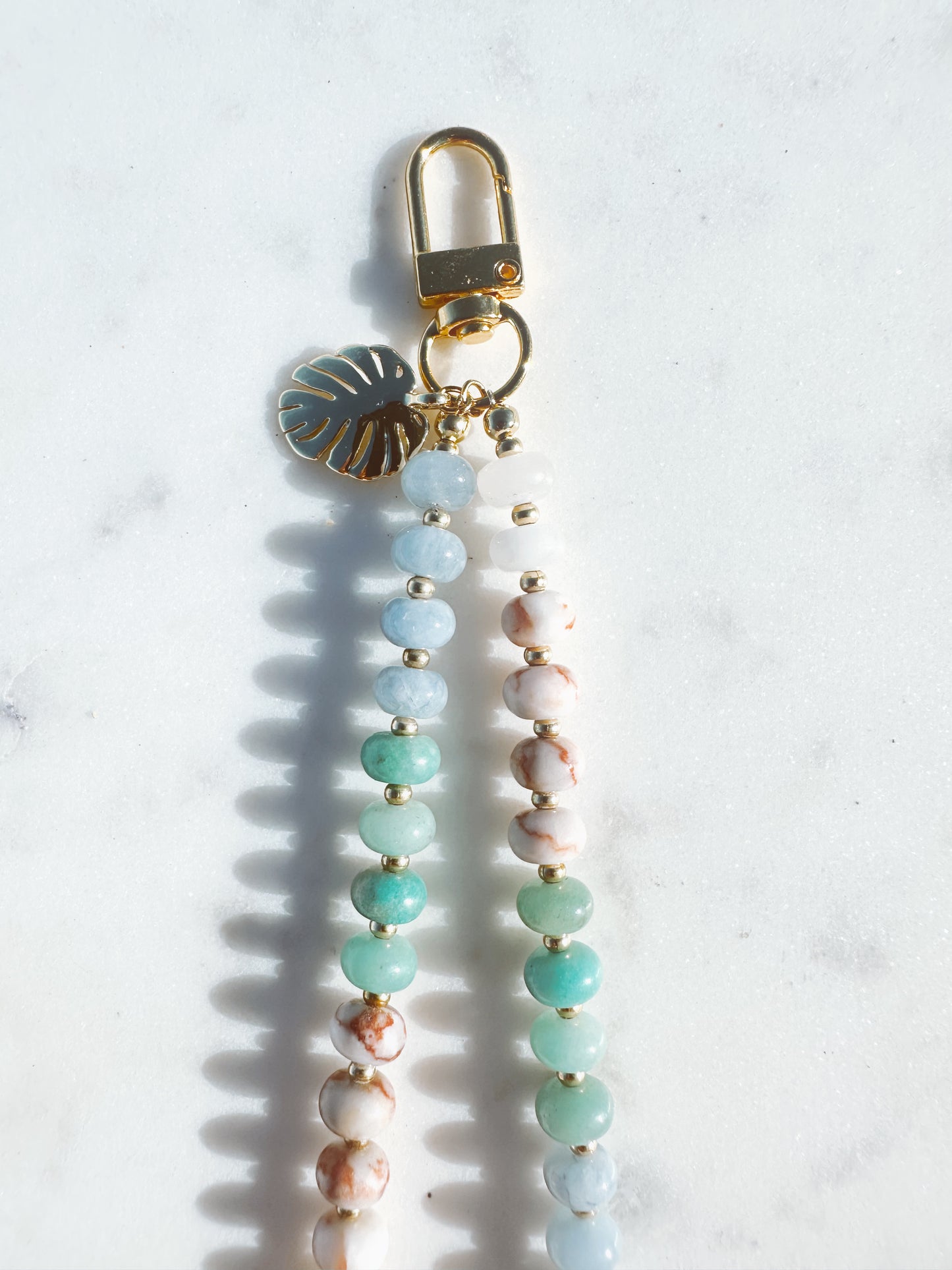 Crystal Cove Phone Wristlet – Coastal Stone Wrist Strap | Palmie