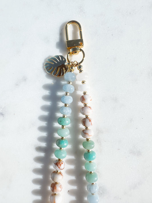 Crystal Cove Phone Wristlet – Coastal Stone Wrist Strap | Palmie